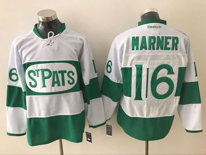 Toronto Maple Leafs #16 Mitchel Marner White St. Patrick's Day Reebok Stitched Jersey,We sell and wholesale Toronto Maple Leafs #16 Mitchel Marner White St. Patrick's Day Reebok Stitched Jersey on line form chian!